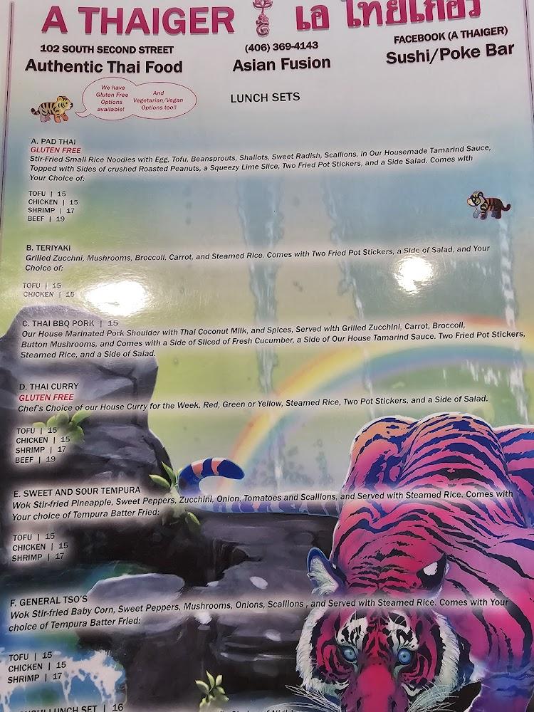 A Thaiger Menu image 2