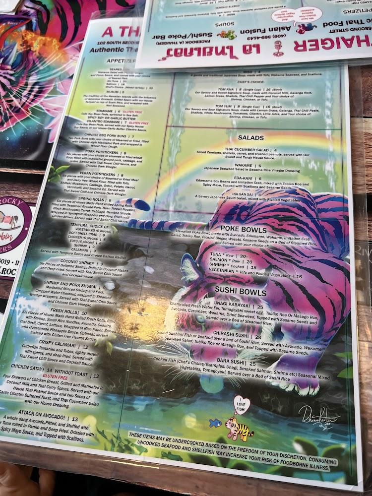 A Thaiger Menu image 4